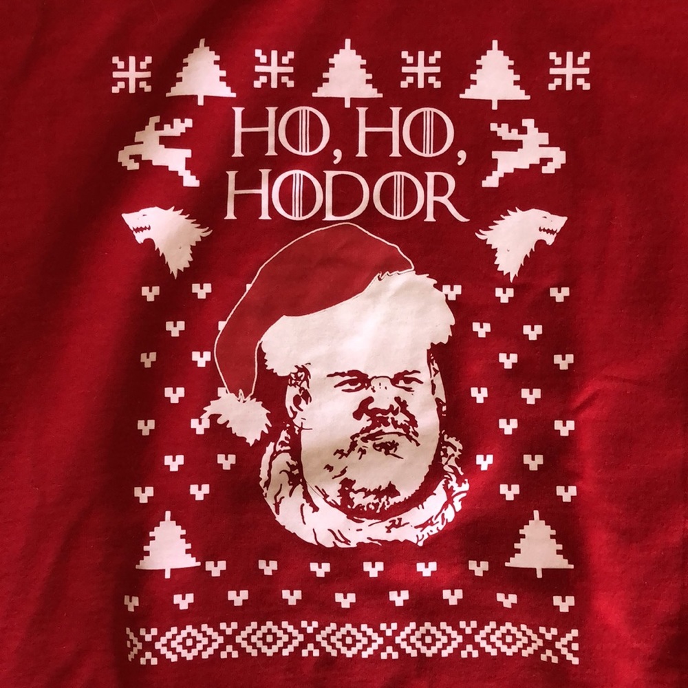 Ho Ho Hodor King of Thrones Christmas sweatshirt